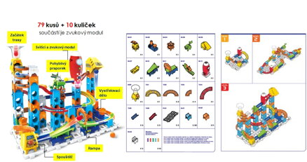 Vtech Kuličková dráha Blesk - Adventure set CZ+SK (rozbaleno)