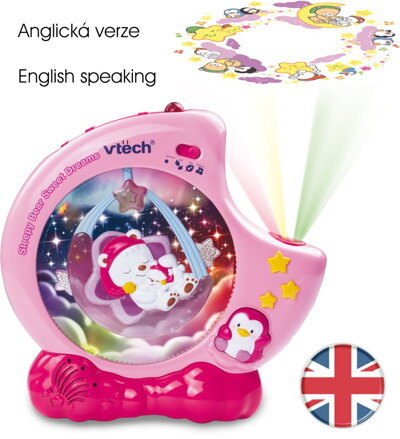 Vtech Projektor Medvídek - sladké sny - růžový