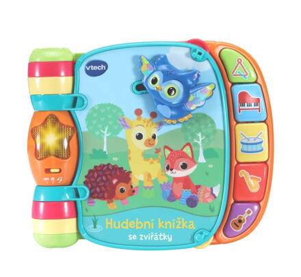 Vtech Hudební knížka se zvířátky CZ